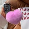 Llavero Transfronterizo 2024 Lindo Nuevo de Peluche Femenino Amor Colgante para Estudiante Colgante para Coche Lindo Pequeño Regalo Venta al por Mayor