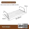 Varal Retrátil de Aço Inoxidável para Janela de Varanda, Secador de Sapatos para Janela, Suporte para Peitoril de Janela, Design Moderno Minimalista Personalizado