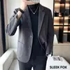 Traje de lana para hombre, nuevo estilo otoño e invierno, de alta gama, chaqueta blazer madura y casual