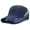 Nueva gorra casual para hombre, protección solar para exteriores, malla transpirable, sombrero para el sol, para correr, fina, gorra de béisbol, venta al por mayor