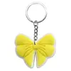 Serie de Moños Coloridos Colgante de Pegamento Suave de PVC Colgante de Llavero de Coche DIY Colgante de Bolso Accesorios de Joyería Venta al por Mayor
