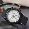 Atacado de fábrica para comércio exterior AliExpress relógio de pulso masculino europeu cronógrafo de quartzo com pulseira de aço de alta qualidade de seis pinos
