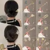 Elegante Pasador de Flor con Borla Estilo Chino para Mujer, Accesorio Retro para el Cabello para Hanfu y Cheongsam, Pasador de Alta Gama para la Parte Posterior de la Cabeza