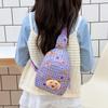 Bolso infantil súper lindo y popular de Internet, bolso de pecho pequeño con dibujo de carpincho para niñas, bolso bandolera estampado para bebés.
