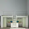 Apartamento estudiantil de Chongqing cama cama cama mesa dormitorio universitario cama alta y baja combinación escritorio cama de perfil fábrica venta al por mayor