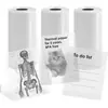 Papel Adesivo Transparente Sensível à Cor 57X25 para Máquina Meow Meow, Notas Adesivas Transparente Universal 57mm, Sem Resíduos, Transparente