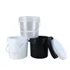 Cubeta portátil transparente sellada de grado alimenticio engrosada para empaque de frutas 1-25 litros cubeta química con revestimiento cubeta de plástico venta al por mayor