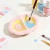 Plato de Comida de Dibujos Animados en Miniatura de Simulación Juguete de Comida Decoración para Apretar Pegamento de Crema DIY Imán para Refrigerador Hecho a Mano Accesorios de Resina