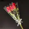 Saco Transparente Trapezoidal para Flores, para Rosas, Cravos e Lírios, Saco de Flores Conveniente