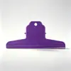 Clips de colores pintados con forma de montaña, clips metálicos grandes y creativos para fijación de documentos de oficina, clips de papelería con forma de montaña