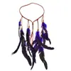 Nueva Banda para el Cabello con Borlas Largas y Plumas Estilo Bohemio Étnico Retro para Mujer, Tocado Europeo y Americano, Cuerda para el Cabello para Fotos de Viaje y Vacaciones