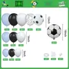 Globos de Fútbol Copa del Mundo Temu Transfronterizos Decoración de Lugar para Fiesta de Cumpleaños Globos Azules de Fútbol Set para Niños