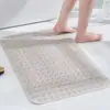 Tapete antiderrapante para banheiro tapete de banho para chuveiro banheiro hotel toalete tapete de chão com ventosa anti-queda tapete de massagem para banheiro