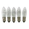 Lámpara Incandescente Patrón C6 34V3W24V3W Navidad E10 Bombilla Vela Luces Navideñas para Exterior/Interior