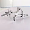 Estante de Exhibición para Tienda de Ropa, Abrazaderas Dobles Fijas de Tubo Redondo, Andamio Jaula de Pájaros Estilo Industrial, Conectores Universales Cruzados Rápidos