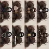 Pinza de tiburón extragrande con un toque de alta gama, pinza para el cabello exquisita y robusta para la parte posterior de la cabeza, adecuada para cabello grueso