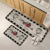 Venta caliente transfronteriza TEMU Alfombrilla de suelo de cocina de gallo larga absorbente antideslizante felpudo para entrada del hogar entrega de una sola pieza