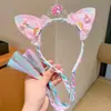 Diadema Trenzada Peluca Infantil Dibujos Animados Mi Pequeño Pony Diadema Peluca 2025 Nueva Niña Kuromi Diadema Falsa Trenza