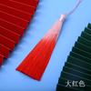 13cm Saco de Tassel Gradiente Orelhas Pingente Pingente Acessórios de Gola de Roupa Seção de Marcadores de Página Orelhas Tingidas por Seção Atacado