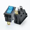Interruptor con Forma de Barco Certificado Kc Kcd3-B2 con Cubierta en Forma de V Iluminada de 3 Pines y 2 Velocidades Interruptor Certificado Indio Io Coreano