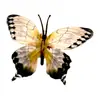 Cabeza de Flor de Mariposa de Goma Suave de Plástico, Decoración del Hogar con Flores Artificiales, Arreglo de Boda, Adornos al por Mayor, Decoración de Mesa para Exteriores