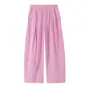 Atacado de Roupas Femininas Transfronteiriças Verão Novo Estilo Europeu e Americano Top Cropped de Gola Halter + Conjunto de Calças Casuais Largas Retas Soltas