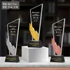 Fábrica de Origem Troféu de Cristal Gravação Personalizada para Reunião Anual Corporativa, Funcionários Destaques, Premiação de Eventos Esportivos Presentes Atacado