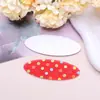 Exquisita Pinza para el Cabello Ovalada de Lunares Coloridos Estilo Girly Acrílico Impreso DIY Pinza de Pico de Pato Pinza Lateral para el Fleco Accesorios