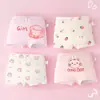 Ropa Interior Infantil Algodón Puro Clase A Ropa Interior para Bebés Niñas Cintura Media Pequeño, Mediano y Grande Pantalones Cortos Infantiles Verano Venta Directa de Fábrica Venta al por Mayor
