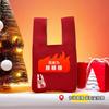 Bolsas de Regalo para Evento de Empresa 2026, Bolsas Tejidas Estilo Festivo para Mujer, Bolsos Rojos, Bolsas para Reunión Anual