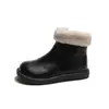 Botas Martin de Invierno para Niña, Adelgazantes, Forradas de Polar, Cremallera Lateral, Botas de Nieve 2026, Botines Súper Lindos, de Suela Gruesa, Cálidos, Zapatos de Algodón
