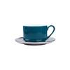 Caneca de Café e Pires de Cerâmica com Espelho Colorido Macaron Estilo Normcore Coleção Especial Comemorativa de Jingdezhen Presente para Outros