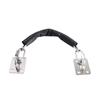 Cadena Antivuelco Puerta de Hotel Cadena de Seguridad Anticolapso Cadena Antivuelco de Acero Inoxidable Funda de Cuero Cadena Cuadrada