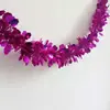 Decoração de Natal folhagem tinsel fita guirlanda fitas coloridas densas suprimentos de decoração para festa de fim de ano enfeites de árvore de Natal