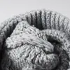 Gorro de punto para hombre y mujer, otoño e invierno, mezcla de lana y acrílico, con borde enrollado, a prueba de viento, cálido y plegable, adecuado para ir al trabajo
