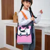 Bolso de mano estilo británico nuevo, gran capacidad, bolsa para tutoriales de estudiantes, bandolera para clase de entrenamiento infantil, se puede imprimir LOGOTIPO