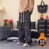 Pantalones Cargo Casuales Sueltos de Otoño e Invierno para Hombre de Importación, Pantalones Rectos de Pierna Ancha Sueltos con Pliegues y Forro Polar