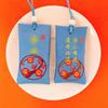 Saco de Bênção Estilo Antigo Chinês Bolsa Vazia Bolsa Portátil da Paz Bolsa Amuleto para Pendurar no Pescoço Pequena Bolsa da Sorte Pingente de Saco