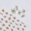 Nuevo Calcomanía de Arte para Uñas en Relieve Estéreo 5D Mariposa Flor Encaje Moño Tulipán Calcomanía de Uñas de Alta Gama