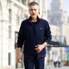 Traje de Primavera para Papá Chaqueta Abrigo para Hombre Mediana Edad y Ancianos Traje Deportivo para Hombre Nuevo Primavera y Otoño Ropa para Mediana Edad