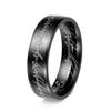 Anillo Nuevo 2025 El Señor de los Anillos Chapado en Oro y Negro con Marca de Parche Acero de Titanio Anillos Unisex Personalizados para Parejas
