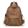 Mochila feminina transfronteiriça, versão coreana, nova moda outono 2026, mochila de viagem feminina PU personalizada, mochila escolar da moda