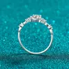 Anillo de plata de ley S925 Xindeyi con moissanita para mujer, anillo cuadrado de esmeralda tipo caramelo de hielo, exquisito, simple y de alta gama