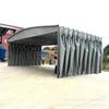 Fabricante de Shantou Hecho a medida Fábrica Almacén Cobertizo Fijo Exterior Impermeable y a Prueba de Sol Móvil Retráctil Deslizante Toldo Impermeable
