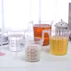Taza Medidora de Plástico 1L Doble Cara Taza Medidora de Gran Capacidad Herramienta para Hornear Cocina Vaso Medidor Transparente Engrosado para Té con Leche