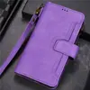 Adecuado para Huawei P40Lite Carcasa de Cuero tipo Billetera abatible Mate20 Soporte para Tarjetas con Correa para el Cuello Carcasa para Teléfono Móvil