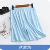 [Seda de Gelo Líquida] Novo Shorts de Pijama Ultra-fino Masculino de Verão, Respirável, Fresco, Elástico, Calça de Praia