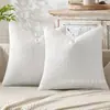 Popular Almofada e Fronha de Tricô Chunky de Chenille da Amazon, Almofada Simples de Cor Sólida com Trama Cruzada, Manta Macia para Sofá