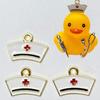 Accesorios de Patito Amarillo para Vecindario Transfronterizo, Linli No. Juguete de Decoración DIY de Pelo de Pato 8 Piezas, Regalo Hecho a Mano de Té con Leche de Limón