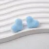 Corazón Afelpado Perforado Peluche Corazón de Melocotón Acrílico DIY Joyería Cordón de Zapato Bolsa Colgante Cadena para Teléfono Móvil Accesorios Material